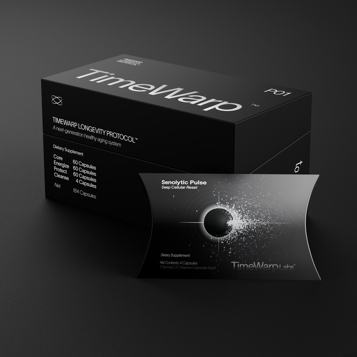 TimeWarp Protocol 01 monthly senolytic pulse pack