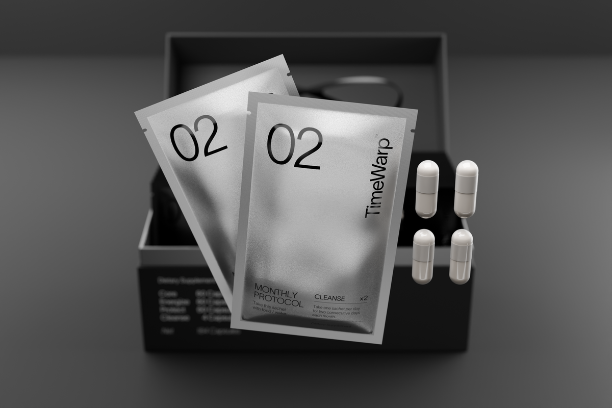 TimeWarp Protocol 01 unboxing, step 6 of 7: Monthly cleanse