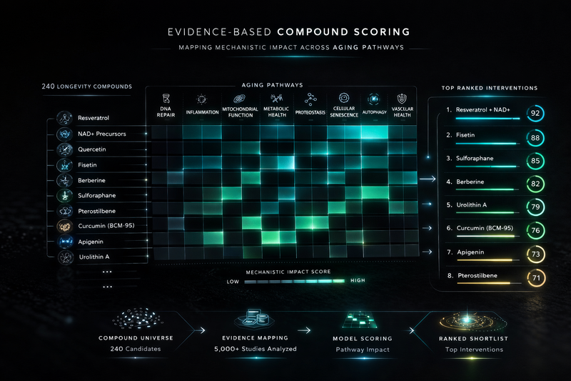 Evidence-based compound scoring